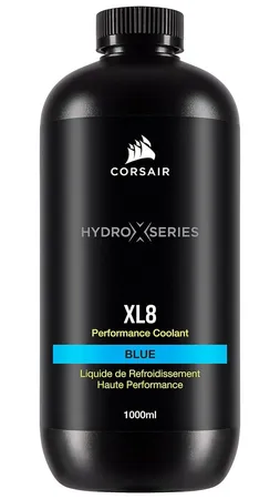 CORSAIR HYDRO X SERIES, XL8, PERFORMANCE COOLANT, 1L, TRANSLUCENT BLUE