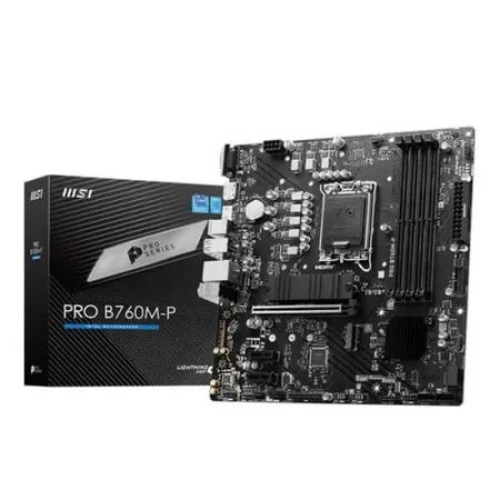 MSI Pro B760M-P DDR5 Motherboard Supports Intel 12th , 13th & 14th Gen Processors