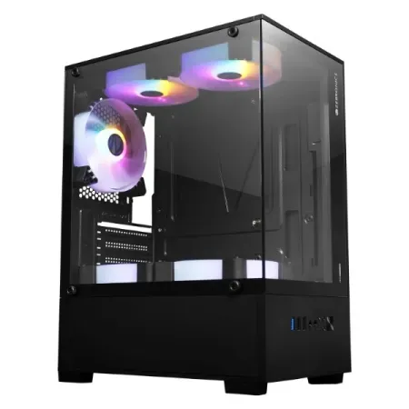 ZEBRONICS ICEBERG Premium Gaming Chassis – Black