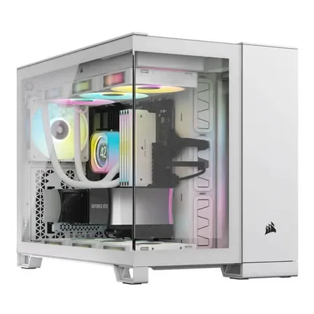 CORSAIR 2500X ATX Mid Tower Dual Chamber Cabinet (White)
