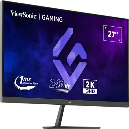 ViewSonic VX2758A-2K-PRO-3 (68.58 Cm) 27Inch 240Hz IPS QHD 2K Gaming Monitor| 1ms| HDR10| FreeSync | 137% sRGB | Tilt | Eye Care | 2 x HDMI | Display Port