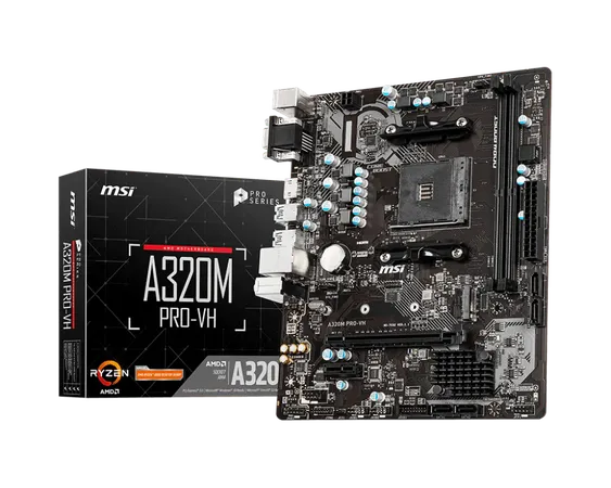MSI A320M PRO-VH AMD AM4 MOTHERBOARD