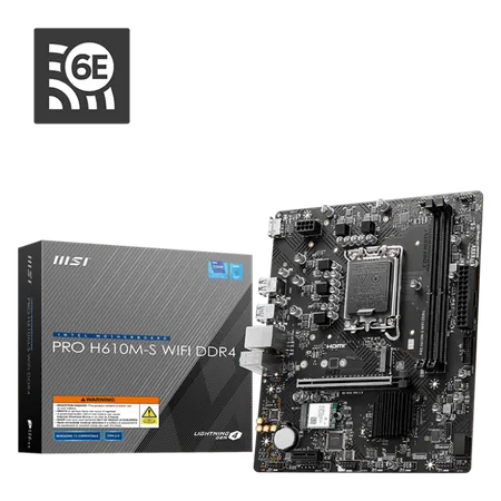 MSI PRO H610M-S WiFi DDR4 Motherboard...