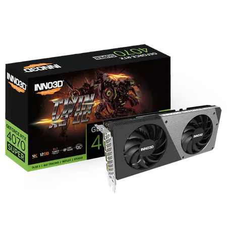 INNO3D GeForce RTX 4070 Twin X2 OC Nvidia Graphic Card