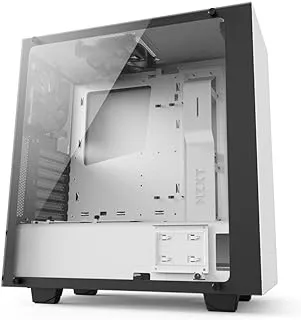 Nzxt Glass Ca-S340W-W2 High Performance Gaming Case With Vr Support - White