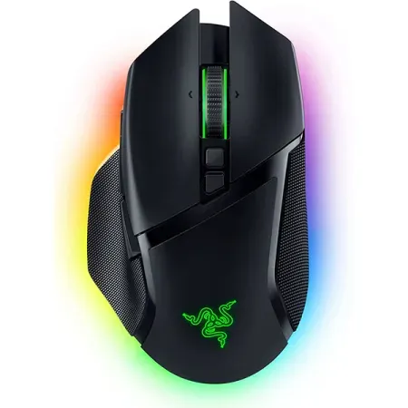 RAZER Basilisk V3 Pro Wireless Ergonomic Gaming Mouse ( RZ01-04620100-R3A1 ) ( 30000DPI / 11 Macro Buttom ) ( Black )