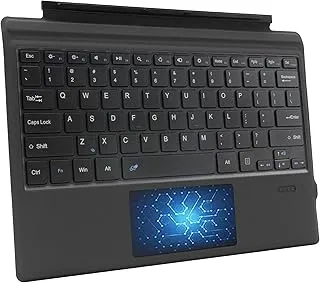 Concept Kart Wireless Bluetooth Magnetic Keyboard for Microsoft Surface Pro 7 Plus (2021)/Pro 7/Pro 6/Pro 5/Pro 4/Pro 3 - with Smart Touchpad, Ultra Slim Rechargeable Keyboard