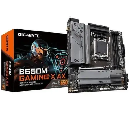 Gigabyte B650M Gaming X AX AMD 7000 Series AM5 (Wi-Fi) Motherboard