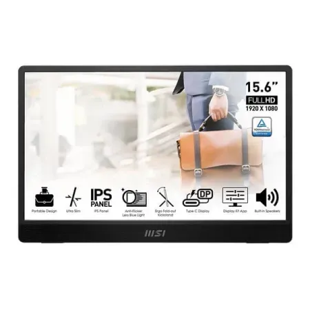 MSI PRO MP161 E2 15.6" Full-HD IPS 60Hz Portable Ultra-Slim with speaker Monitor