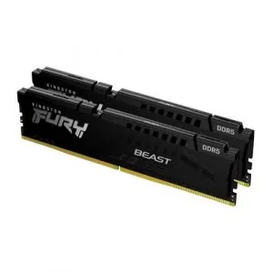 Kingston FURY Beast RGB 32GB (32GBx1) DDR5 5200MHz Black Desktop RAM KF552C40BBA-32
