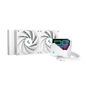 DeepCool LT520 240mm ARGB High-Performance CPU Liquid Cooler White