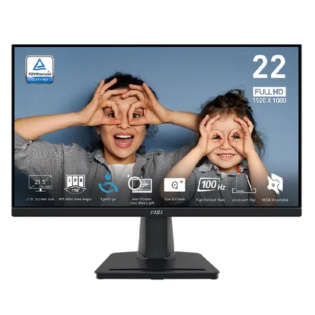 MSI PRO MP225 21.5" Full-HD IPS 1080p 100Hz 1ms Monitor