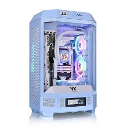 Thermaltake The Tower 300 Hydrangea Blue Micro Tower Chassis (CA-1Y4-00SFWN-00)