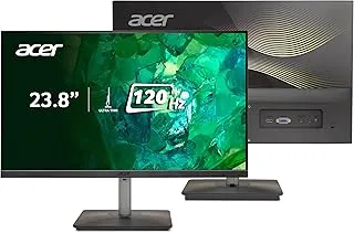 acer RS242Y 23.8 Inch Full HD IPS Ultra-Thin (6.9mm) Backlit LED Monitor I Color Patterned Back Mood Light I Dual Glass Design, Sleek Metal Frame I 1 MS, 120Hz I 1xHDMI 1xVGA I Speakers I Eye Care