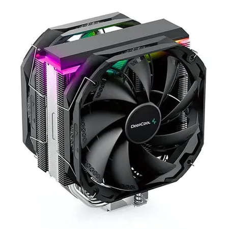 DEEPCOOL AS500 Plus ARGB 140mm Single Tower CPU Air Cooler ( Black )