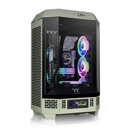 Thermaltake Tower 300 Micro ATX Computer Case Vertical Octagonal Design
