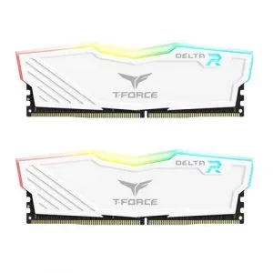 Teamgroup Delta RGB 16GB (16GBx1) DDR4 3600MHz White Memory TF4D416G3600HC18J01