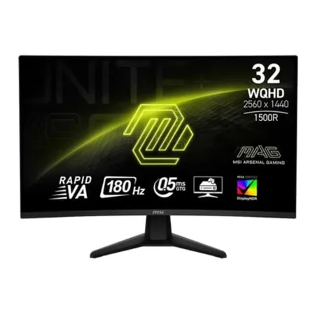 MSI MAG 32CQ6F 32 Inch 2K WQHD 180Hz VA Panel 101% SRGB 0.5MS AMD FreeSync VA Gaming Monitor