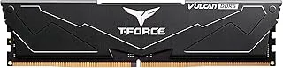 TeamGroup T-Force Vulcan 32GB 5200MHz (5200MT/s) CL40 Black DDR5 UDIMM Desktop Gaming Memory, Metal Heatsink, ECC, XMP 3.0/AMD Expo, Compatible with Intel/AMD CPU, High Performance, Low Latency RAM