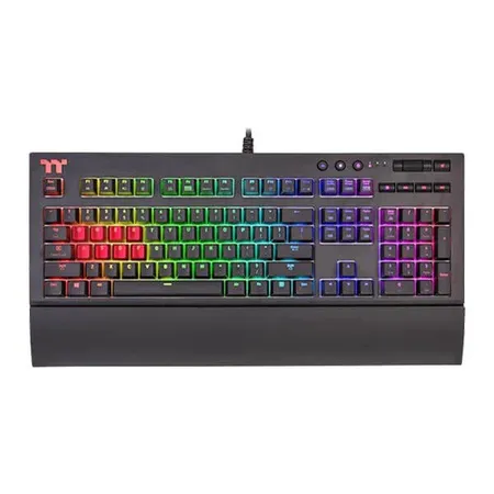 THERMALTAKE Premium X1 Full Size Wired Gaming Keyboard ( Black ) (Cherry MX Silver Switch ) ( KB-TPX-SSBRUS-01 )