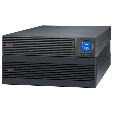 APC EASY UPS ON-LINE SRV10KRIL-IN - 10KVA/10KW| 230V | RACKMOUNT 5U | HARD WIRE 3-WIRE(1P+N+E) OUTLET | INTELLIGENT CARD SLOT | VISUAL LCD AND AUDIBLE ALARMS | EXTENDED RUNTIME, W/O RAIL KIT | 2 YEARS WARRANTY
