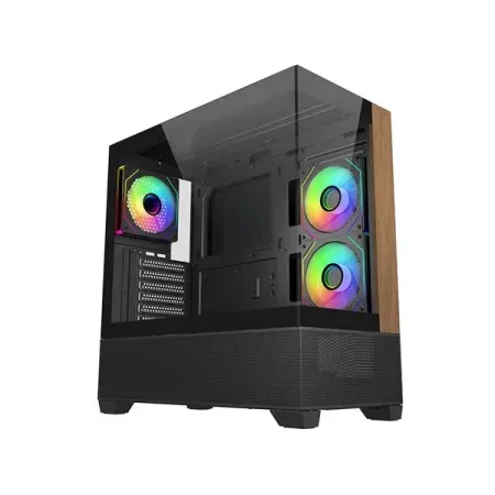 Cooler Master Elite 690 Wood Cabinet - Black