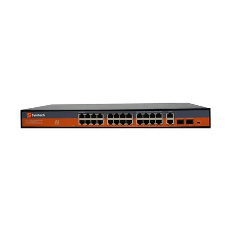 Syrotech SY-2400P-2T-2S-400W Unmanaged 24-Port Gigabit PoE Switch