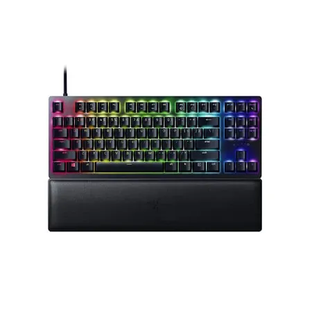 RAZER Huntsman V2 TKL Mechanical Wired Gaming Keyboard ( black ) ( Razer Switches - Clicky Optical Purple Switch ) ( RZ03-03940300-R3M1 )