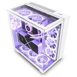 Nzxt H9 Elite Atx Mid Tower Cabinet White (CM-H91EW-01)