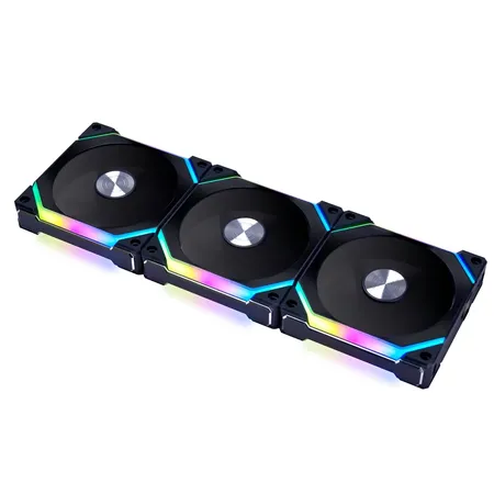 LIAN LI UNIFAN SL120 INFINITY CABINET FAN TRIPLE PACK BLACK