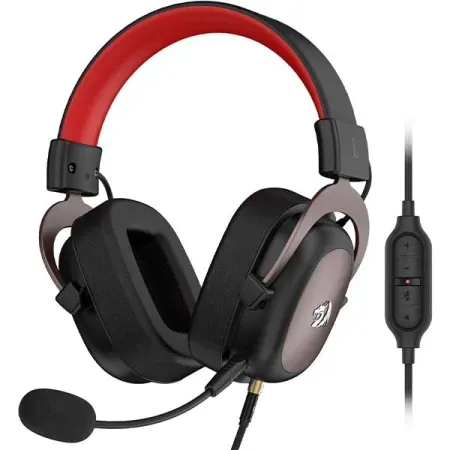 Redragon H510 Zeus 2 Wired Gaming Headset – 7.1 Surround Sound (Black)