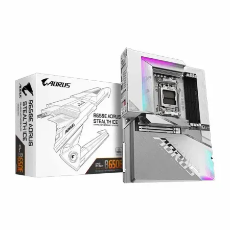 Gigabyte B650E AORUS Stealth ICE AMD AM5 ATX Motherboard (B650E AORUS STEALTH ICE)