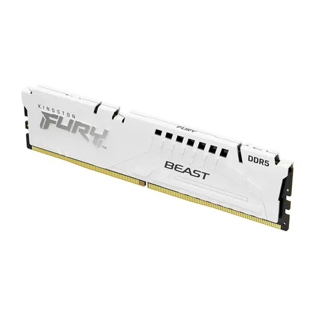 Kingston Fury Beast 16GB DDR5 6000MHz CL30 DIMM Desktop Gaming Memory - White