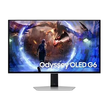 SAMSUNG Odyssey OLED G6 LS27DG600SWXXL 27 Inch Silver Monitor