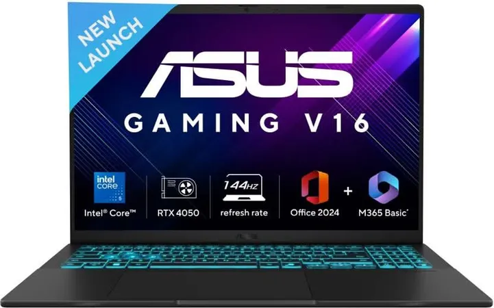 ASUS GAMING V16 V3607VU-RP550WS [CORE5-210H/16GB/512GB SSD/WIN11 HOME+MSO/16.0"/6GB-RTX4050 GRAPHICS/1 YEAR(S)/BLACK]