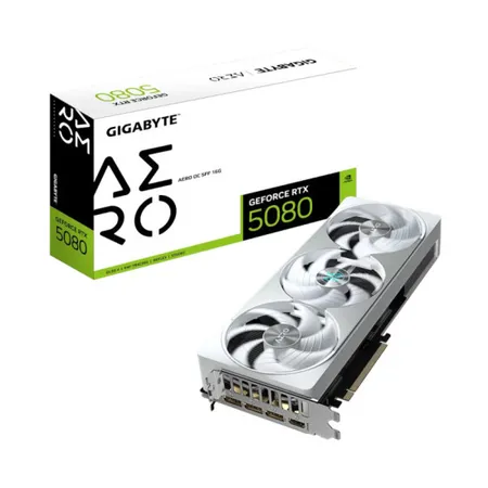 Gigabyte Nvidia GeForce RTX 5080 Aero OC SFF 16GB GDDR7 Triple Fan Graphics Card