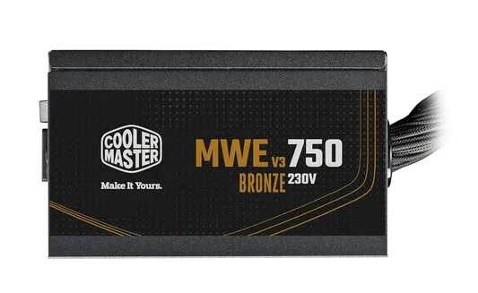 COOLER MASTER MWE BRONZE 750 V3 ATX 3.1 80 PLUS BRONZE SMPS