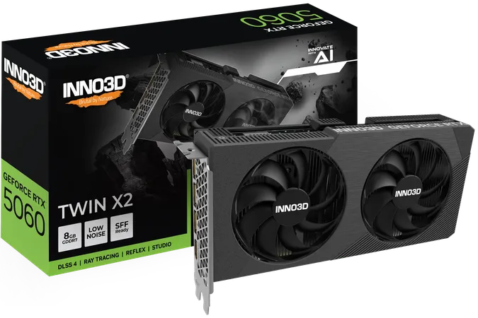 INNO3D GeForce RTX 5060 Twin X2 8GB GDDR7