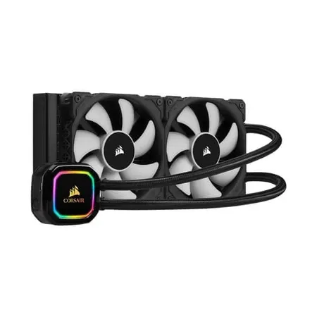 CORSAIR H100i Pro RGB 240mm CPU Liquid Cooler (Black)