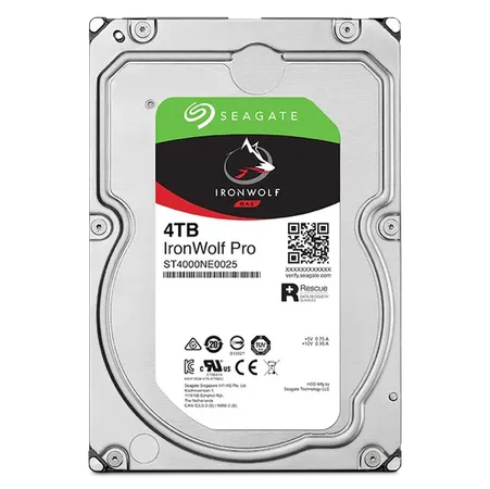 Seagate IronWolf Pro 4TB 3.5" 7200RPM SATA 6Gb/s NAS Internal Hard Disk Drive
