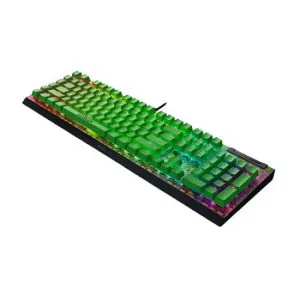 Razer BlackWidow V4 X Minecraft Edition Full Size Clicky Green Switch Wired Mechanical Gaming Keyboard