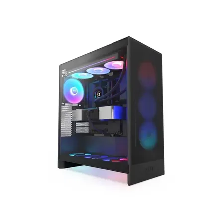 NZXT H7 Flow RGB EATX Mid Tower Cabinet 2024 Edition (White)
