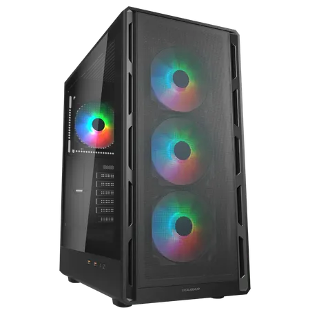COUGAR Airrface Pure RGB ATX Mid Tower Cabinet ( Black )