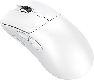 ATTACK SHARK R1 59g Superlight Mouse, PixArt Gaming Sensor PAW3311, BT/2.4G Wireless/Wired Gaming Mouse, 6 DPI Adjustable up to 18000, 65 Hour Battery (White)