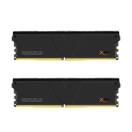 V-COLOR Manta XSky RGB 32GB ( 16GB x 2 ) 7200MHz DDR5 RAM memory Black TMXSO1672834KKK