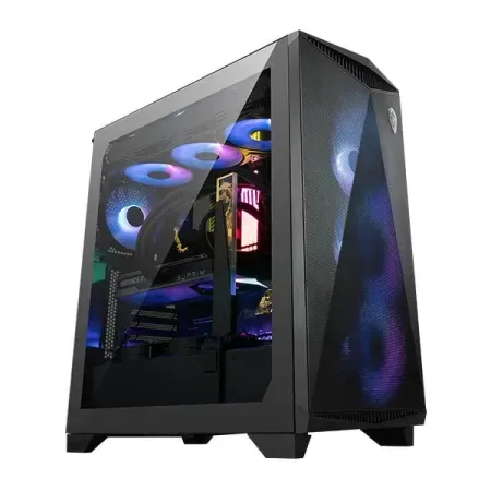 MSI MPG GUNGNIR 300R AIRFLOW Mid Tower Cabinet, E-ATX Support, Mesh Front Panel, USB Type C, 360 mm Radiator Support