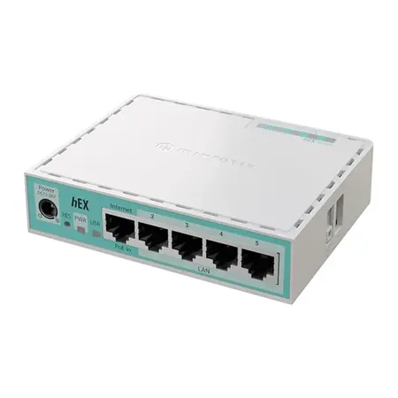 MikroTik hEX Refresh E50UG ARM Dual-Core 950MHz Router 512MB RAM 5x Gigabit Ethernet