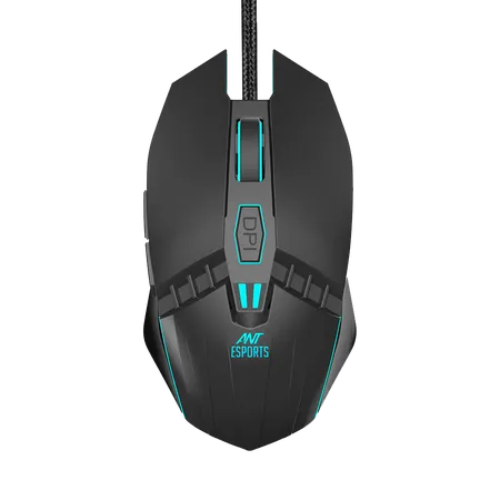 ANT ESPORTS GM50 WIRED OPTICAL GAMING MOUSE - BLACK