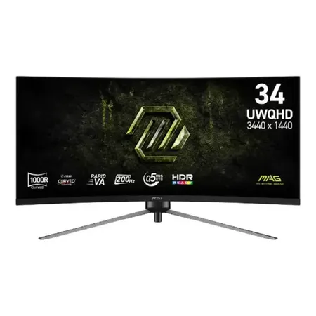 MSI MAG 345CQRF E20 34" 200Hz 0.5ms UWQHD Curved Gaming Monitor