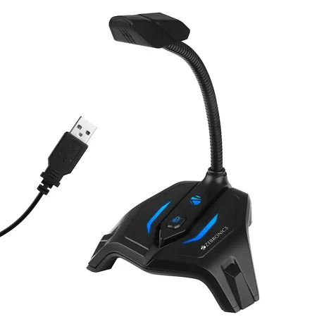 ZEBRONICS ZEB-KLARITY USB GAMING MIC FOR RECORDING